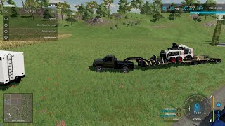 LANDSCAPING JOB FS22 [upl. by Tloc]