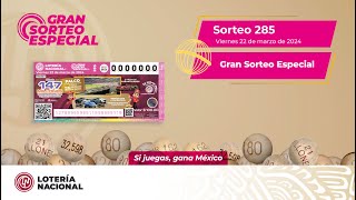 GRAN SORTEO ESPECIAL No 285 [upl. by Tierell]