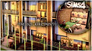 THE OLD APARTMENTS  SIMS 4 SPEED BUILD NO CC [upl. by Jary]