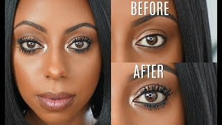 How to make your EYELASHES appear LONGER Mascara routine  Jessica Pettway [upl. by Christalle]