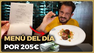 El MENÚ del DÍA más CARO de ESPAÑA NO CREERÁS LOS PRECIOS DEL RESTAURANTE [upl. by Ainirtak]