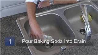 Kitchen Appliance Cleaning  How to Use Baking Soda as a Drain Cleaner [upl. by Ellga]