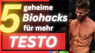 Testosteron verdoppeln  wieso kennt fast niemand diese fünf Biohacks [upl. by Alrad]