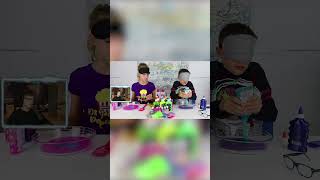 Reacting to FUNNIEST SIS vs BRO SLIME video shorts sisvsbro slime [upl. by Kcirad]