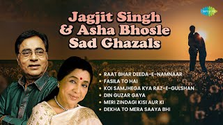 Jagjit Singh and Asha Bhosle Sad Ghazals  Fasila To Hai  Raat Bhar DeedaENamnaar  Old Ghazals [upl. by Teufert]