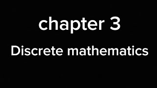 Discrete mathematics chapter3 [upl. by Marra488]