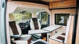 Come Take a look at our latest Citreon Relay Campervan conversion off grid ready for Van life [upl. by Adnert]