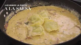 Ravioli Formagio e Spinaci con Salsa Alfredo Monticello [upl. by Aisyla]