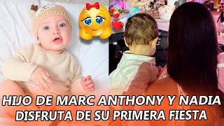 ðŸ˜Hijo de Marc Anthony y Nadia Ferreira DISFRUTA de su PRIMERA FIESTA Â¡mira las fotos [upl. by Jezrdna726]