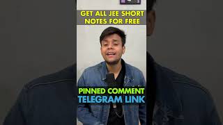 Best Short Notes for JEE for FREE😍🔥Link in description jee jee2023 [upl. by Kylah745]