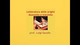 La nascita della letteratura italiana [upl. by Enal]