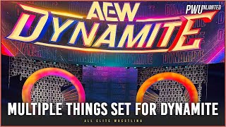 Multiple Things Announced For Tonights AEW Dynamite [upl. by Ardnik]