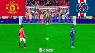 RONALDO VS MESSI  NEYMAR VS MBAPPE  MAN UTD VS PSG  FIFA 24  PENALTY SHOOTOUT  FINAL [upl. by Klein]