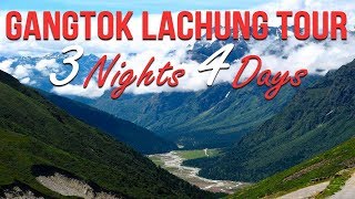 Sikkim Tour Plan  Gangtok Lachung Tour  3 Nights and 4 Days North Sikkim Tour [upl. by Kenna]