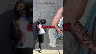 FBG Cash On Taking The Picture Infront Of The King Von Mural fbgcash kingvon lildurk chicago [upl. by Danas669]