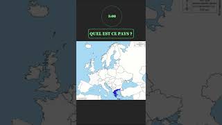 QUIZ Pays Europe  Trouve le nom de ces pays sur la carte quiz geography europe shorts pays [upl. by Old266]