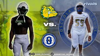 🔥 Deland vs Osceola  1st round Playoff Matchup  UF commit Jakeem Jackson 2 INTs [upl. by Eyeleen885]