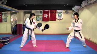 【Taekwondo】Combo Kicks Turning Kicks Single Kicks [upl. by Stroup]