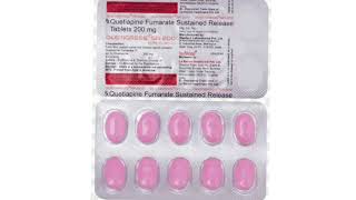 QUSTIGRESS SR 200 Tablets Quetiapine Fumarate Sustained Release Tablets 200 mg [upl. by Recneps]