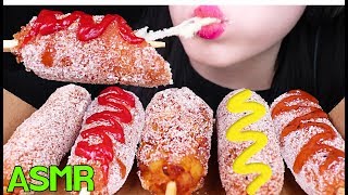 ASMR CHEESY CORN DOG 명랑 핫도그 리얼사운드 먹방 EATING SOUNDS NO TALKING MUKBANG [upl. by Nawoj]