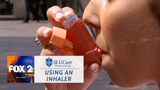 How To Use an Inhaler for Asthma and COPD the Correct Way  SLUCare Health Watch [upl. by Etac]