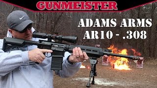 Adams Arms Small Frame 308  Patrol Enhanced AR10 [upl. by Onirefes949]