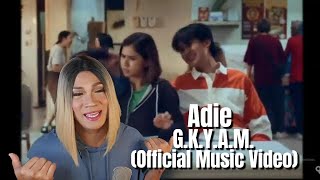 Adie G K Y A M Official Music Video REACTION VIDEO [upl. by Caitrin]