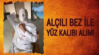 Alçılı Bez ile Yüz Kalıbı Alımı  NKL [upl. by Arola]