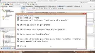 Centrado de JinternalFrame Dentro de un JFrame usando JDesktopPane en netbeans [upl. by Strong59]