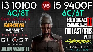 i3 10100 vs i5 9400F  Which Is Better  Test In 13 Games  ft RTX 4070 Super [upl. by Dagna]