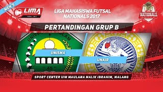 UNISMA vs UNAIR di LIMA Futsal Nationals 2017 Mens [upl. by Dione]