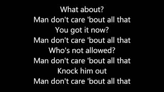 JME  Man Dont Care ft Giggs Lyrics [upl. by Bibby942]