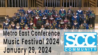 MetroEast Conference Music Festival 2024  January 29 2024 [upl. by Anaid]