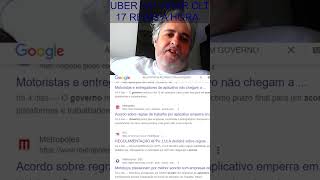 UBER 99 IFFOD VÃO VIRAR CLT NOVA REULAMENTAÇÃO FEDERAL DE APPS [upl. by Tally250]