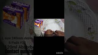 Organic sanitary napkin Lovelylock anion sanitary napkin tamil [upl. by Naillik]