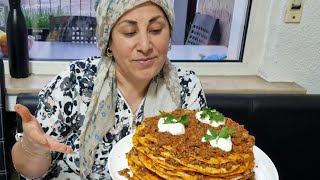 YAGLAMA YAPTIK KAYSERI MIT ALIYA amp DELAL TÃœRKISCHE LASAGNE â¤ï¸ğŸ˜ [upl. by Alded438]