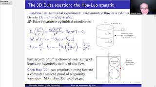 23092024 A A Kiselev Suppression of chemotactic blow up by active scalar [upl. by Nawk535]