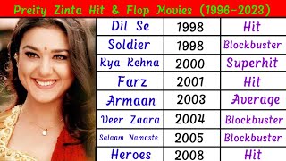 Preity Zinta Hit amp Flop Movie List  Preity Zinta All Movies [upl. by Wolfgram82]