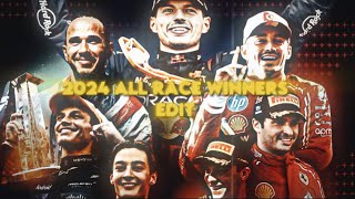 All F1 Race Winners In 2024Edit [upl. by Nuawed]