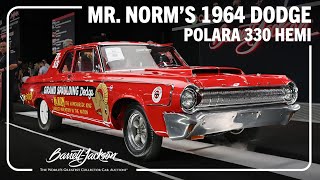 SOLD 1964 Dodge Polara 330 HEMI Factory Lightweight Drag Car  BARRETTJACKSON 2024 PALM BEACH [upl. by Econah]