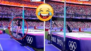 Bizarre Moment High Jumper Hamish Kerr Goes Viral after Bailing Out and Jumping UNDER the Bar [upl. by Swartz]