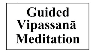 Vipassanā Meditation Guided Meditation for Beginners Meditate daily [upl. by Aleit]