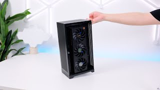 85L a small vertical ITX PC case that can be carried around  SHINY SNAKE L300 Build [upl. by Telfore398]