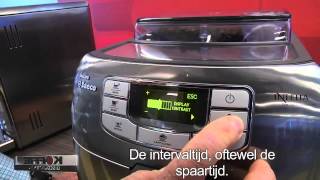 Philips Saeco Intelia One Touch Cappuccino HD875311 automatische espressomachine Bekijk demo [upl. by Welles]