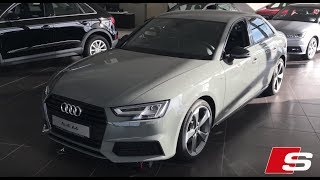 Audi A4 Sline sport gray 2018 in 4K [upl. by Haceber]