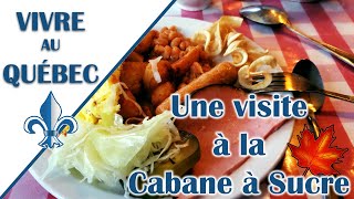 Cabane à sucre visite du printemps 2022  Vivre au Québec [upl. by Heywood239]