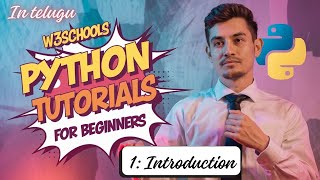 Python  Introduction  W3schools Python Tutorial Telugu [upl. by Ataynek]