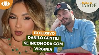 Exclusivo Danilo Gentili demonstra incômodo com a chegada de Virginia em emissora [upl. by Nani]