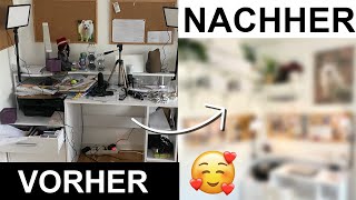 Komplette Schreibtisch Veränderung  Mehr Platz für Kreativität amp Lernen  Aesthetic Ikea Desk Tour [upl. by Nwahsram]