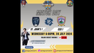 2024 Elite T20  St Johns Vs CCA 1  Live from Inland Cricket Ground [upl. by Meli447]